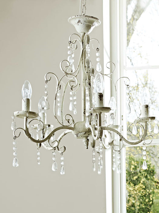 Florence Chandelier - Antique White