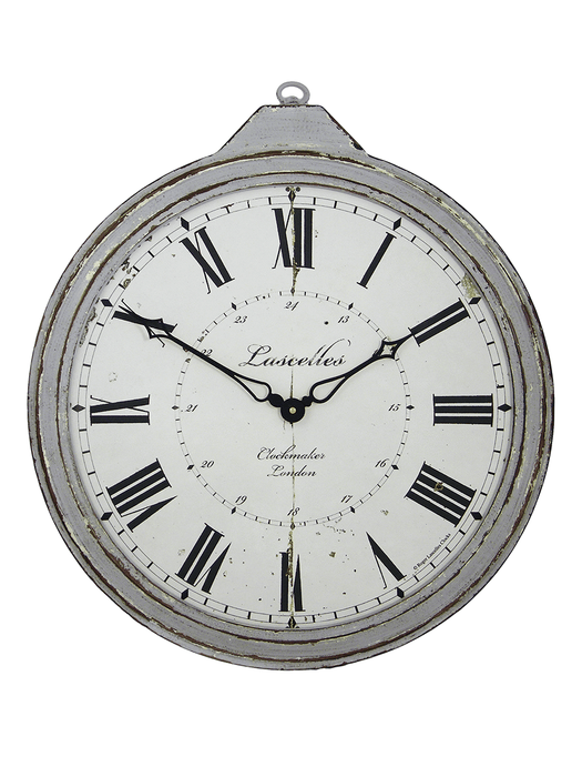 French Grey Antique Clock