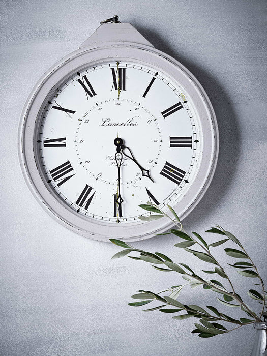 French Grey Antique Clock