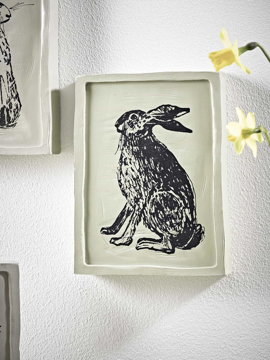 Profile Hare - Standing Print Block