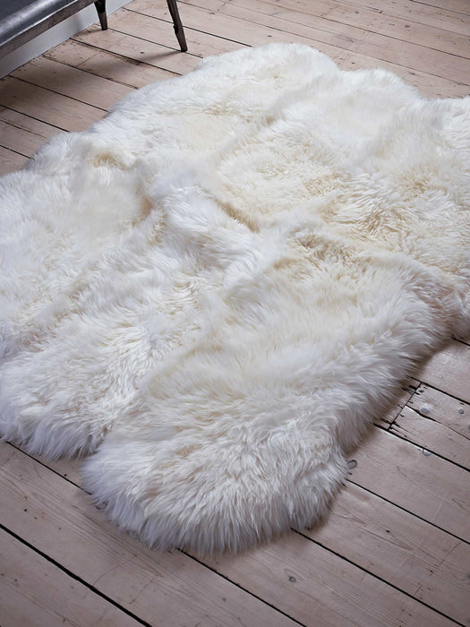 Sumptuous Sheepskin Extra Large Rug - Ivory