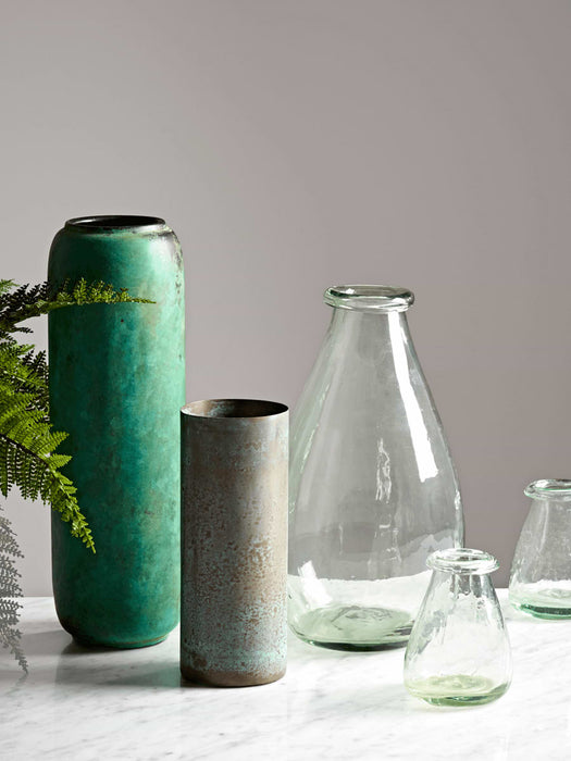 Teardrop Recycled Glass Vase