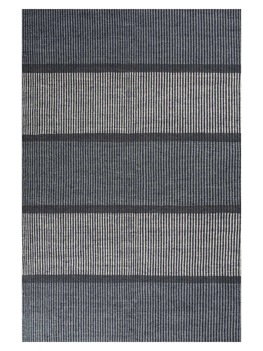 Block Stripe Rug - Blue