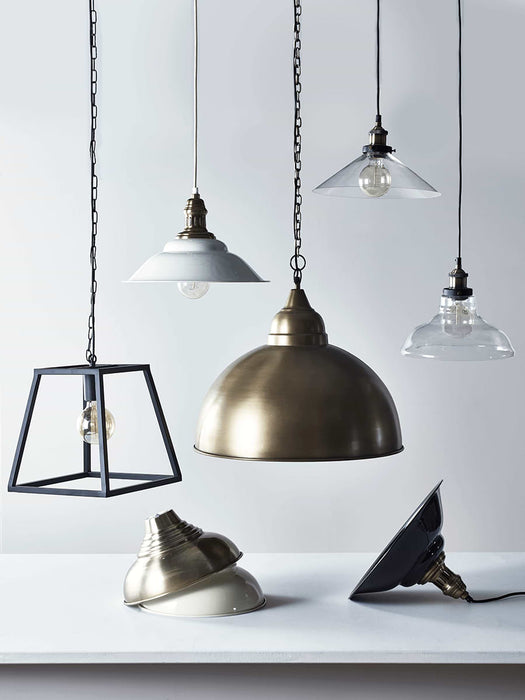 Black & Brass Pendant