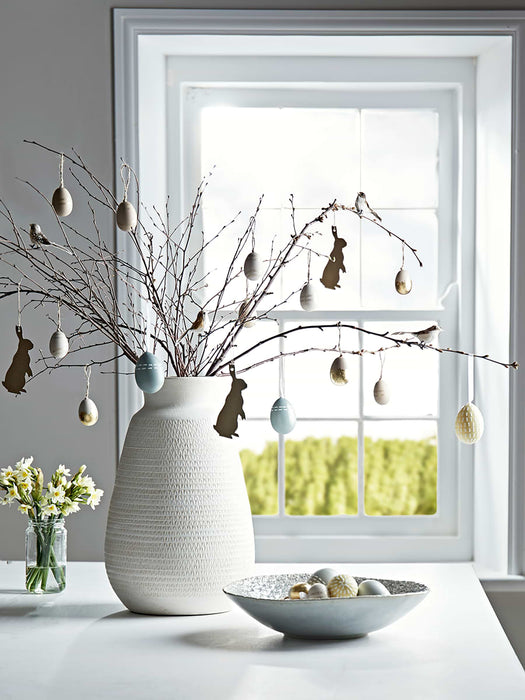 Six Pastel Hanging Eggs