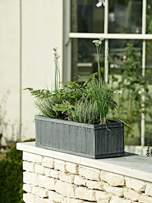 Galvanised Fluted Trough - Small