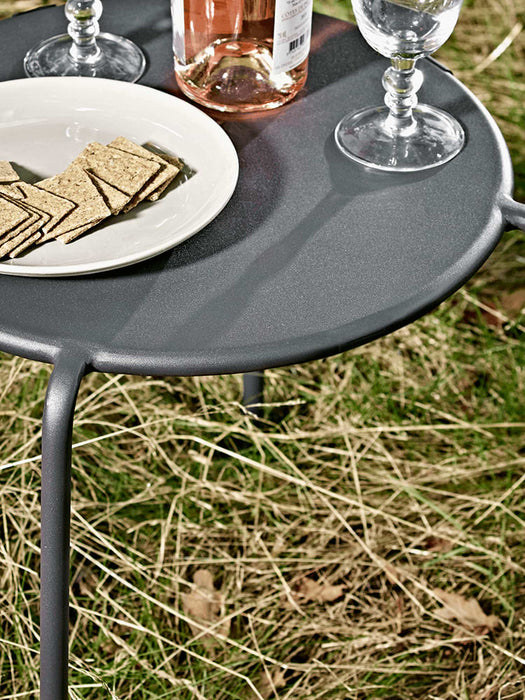 Grey Metal Side Table