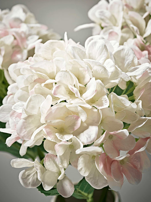 Three Faux Hydrangea - Blush