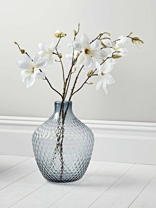 Three Faux Magnolia - Ivory