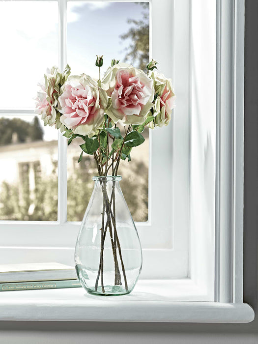 Six Faux Rose Sprays - Blush