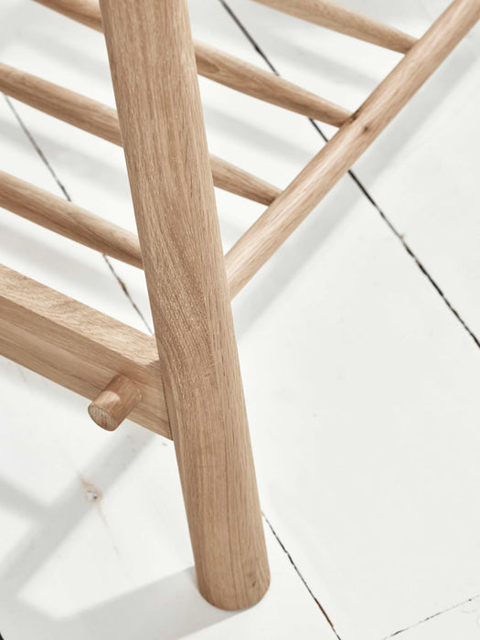 Bergen Oak Clothes Rail - Natural