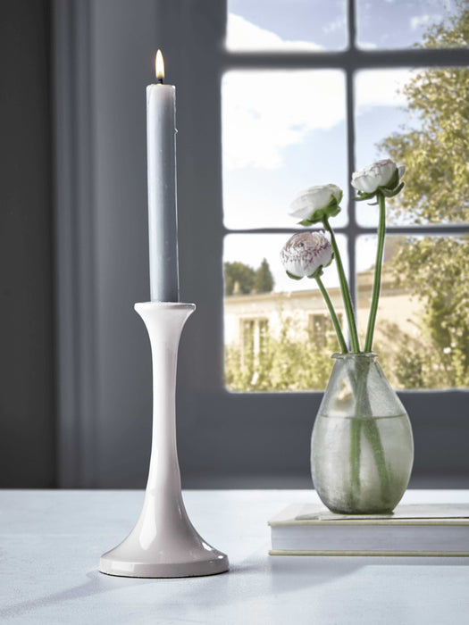 Blush Metal Candlestick - Tall