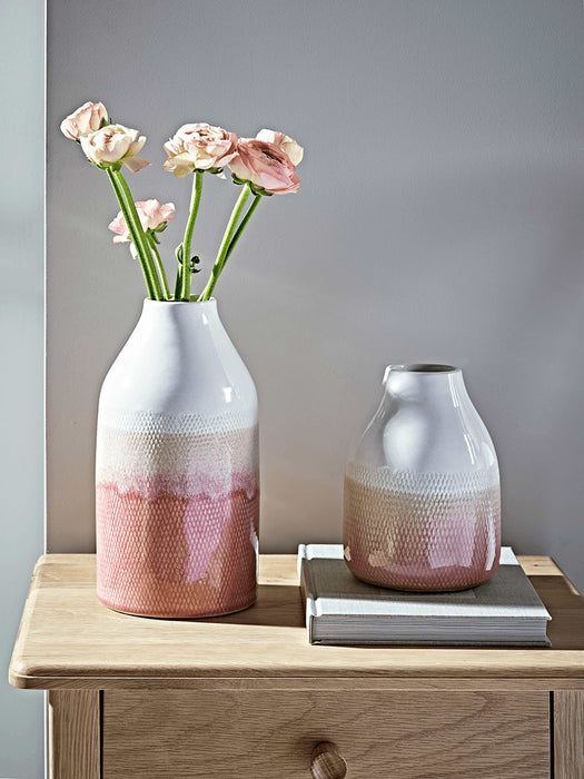 Two Tone Blush Vase
