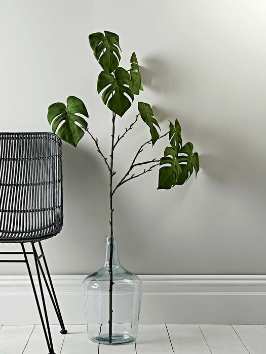 Faux Botanical Monstera Stem