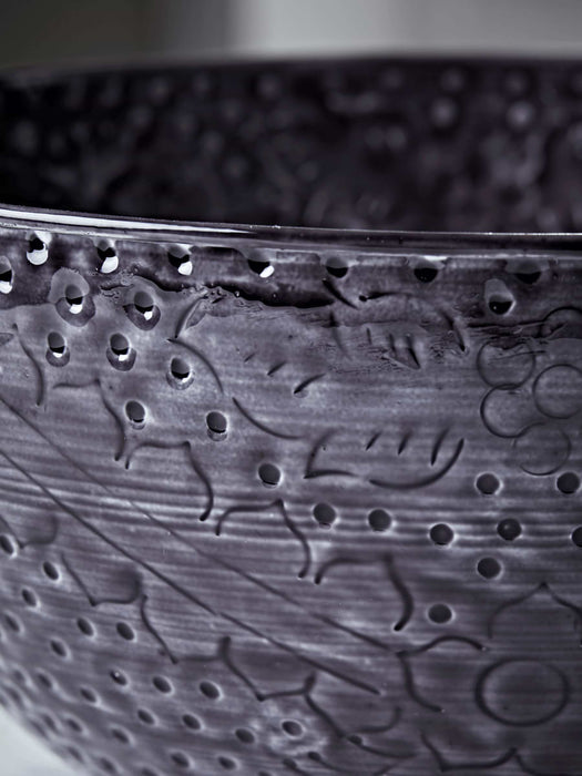 Charcoal Embossed Bowl