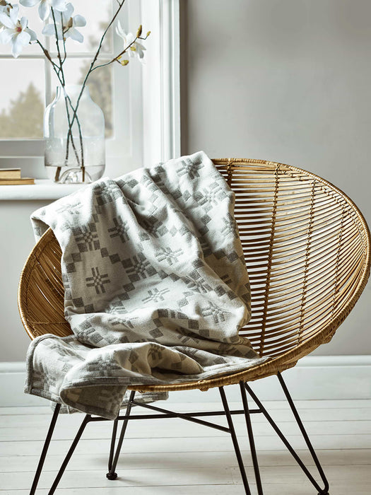 Lambswool Cross Blanket