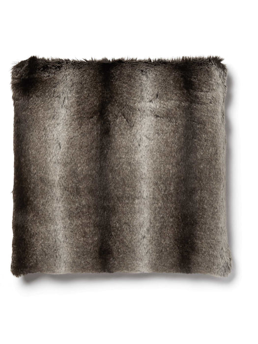 Supersoft Faux Fur Square Cushion - Wolf