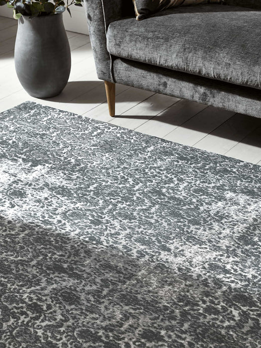 Grey Damask Rug