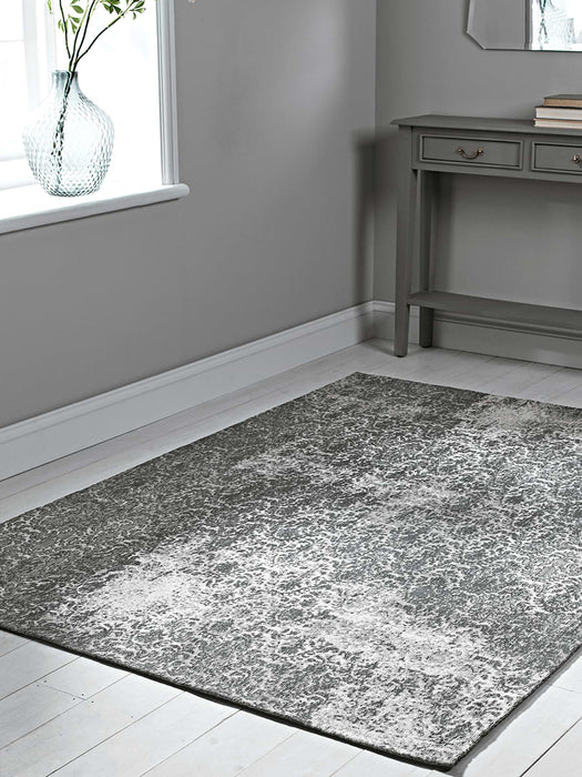 Grey Damask Rug