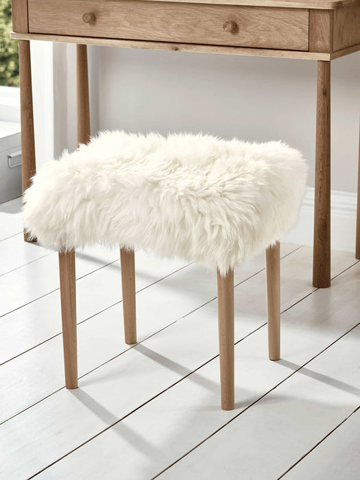 Sheepskin Dressing Table Stool