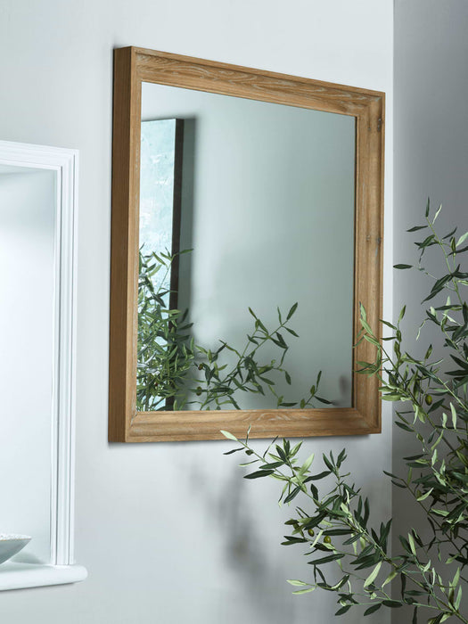 Ember Oak Mirror