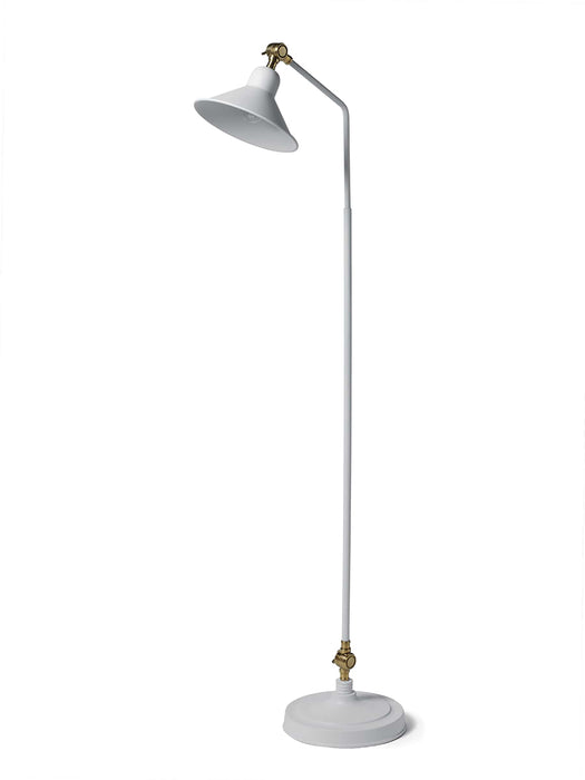 White & Brass Floor lamp