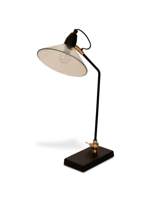 Glass Shade Desk Lamp