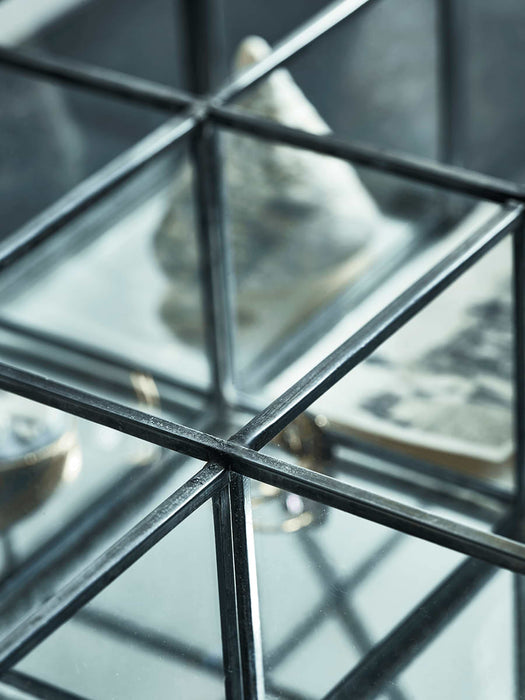 Glass & Metal Jewellery Box
