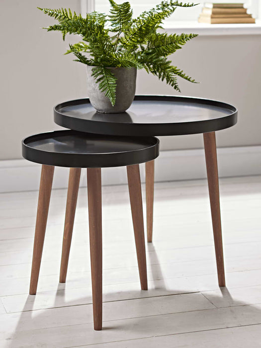 Lina Side Table Large - Charcoal