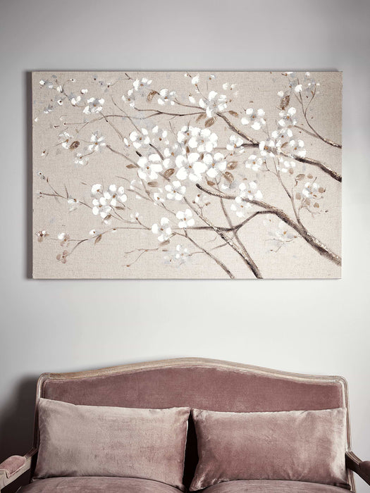 Linen Blossom Canvas