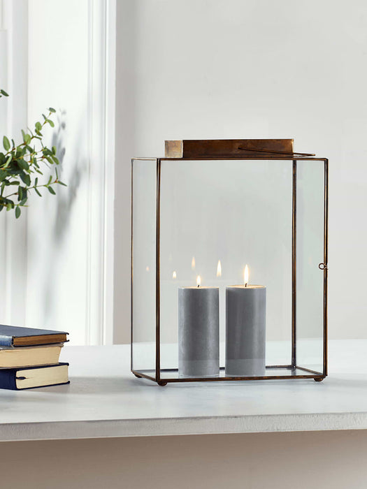 Large Glass Lantern