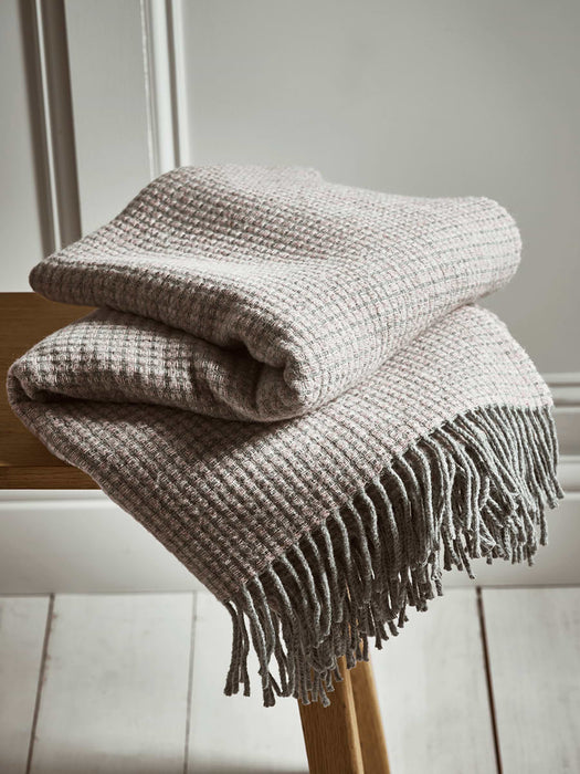 Merino Throw - Blush