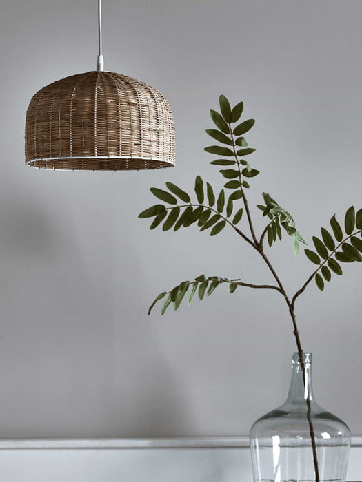 Rattan Dome Pendant