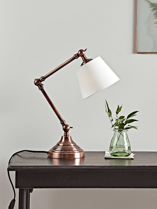 Antique Copper Desk Lamp