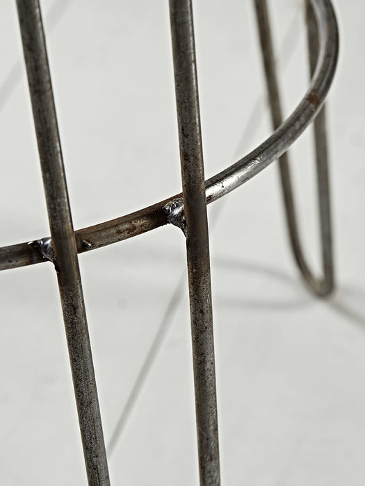 Sheepskin Bar Stool - Slate Grey