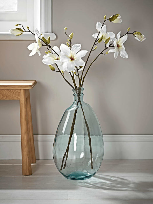 Textured Recycled Glass Vase- Tall