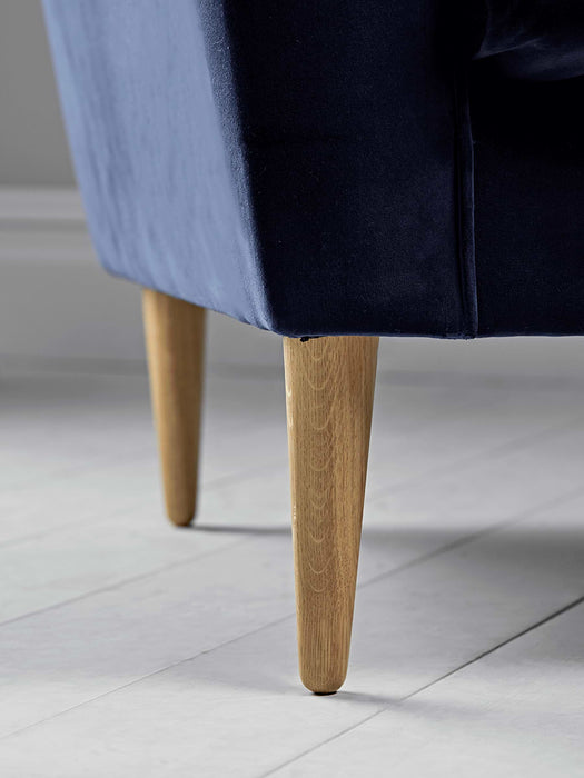 Timsbury Velvet Sofa - Navy