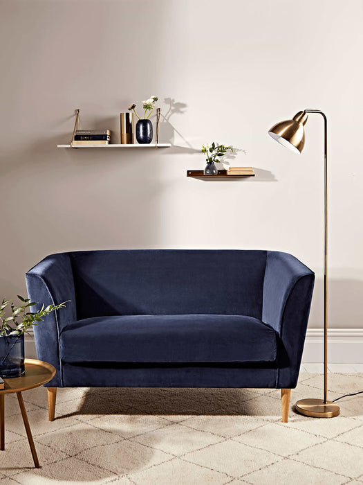 Timsbury Velvet Sofa - Navy