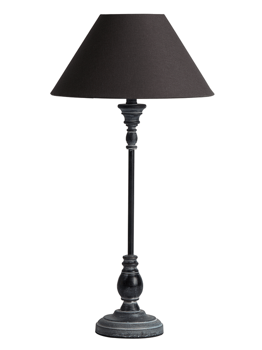 Tall Grey Table Lamp