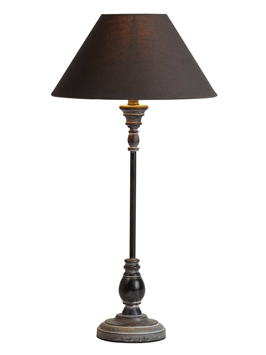 Tall Grey Table Lamp