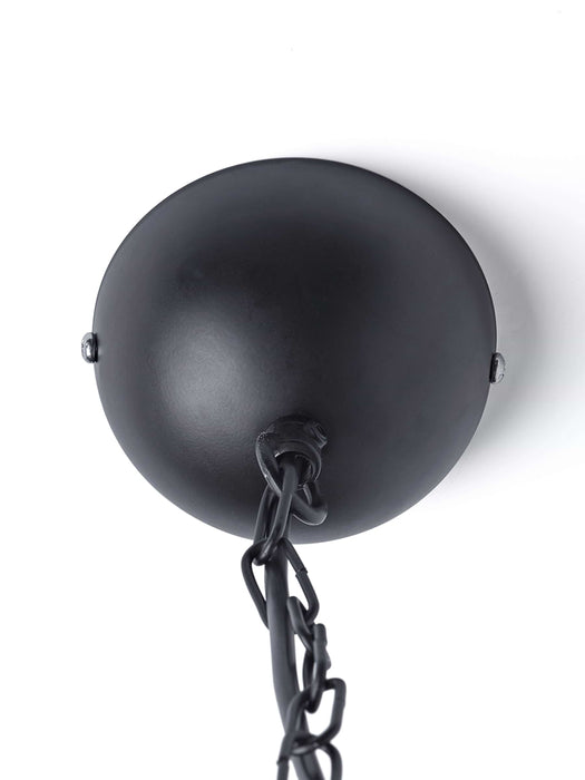 Metal Trapeze Pendant - Black