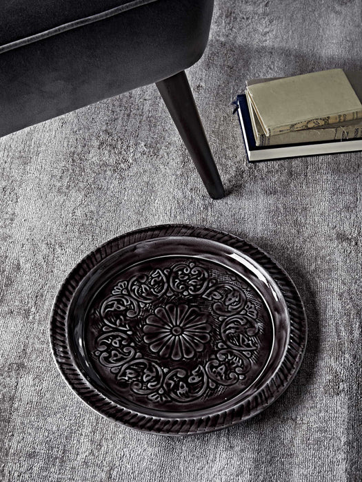 Charcoal Embossed Tray