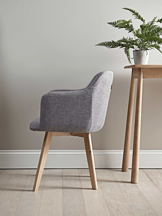 Upholstered Armchair - Grey