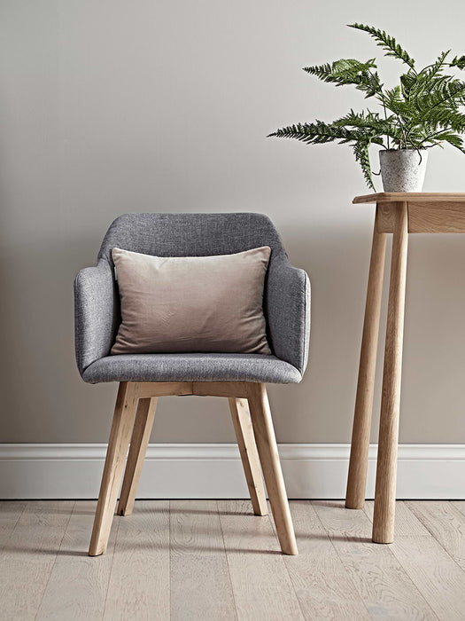 Upholstered Armchair - Grey