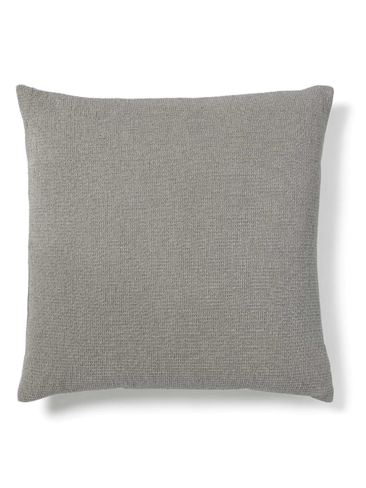 Waffle & Velvet Cushion - Dove Grey