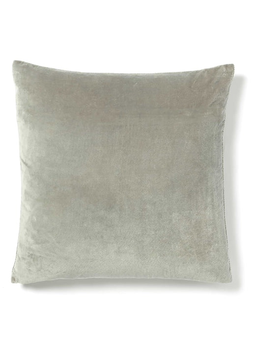 Waffle & Velvet Cushion - Sage