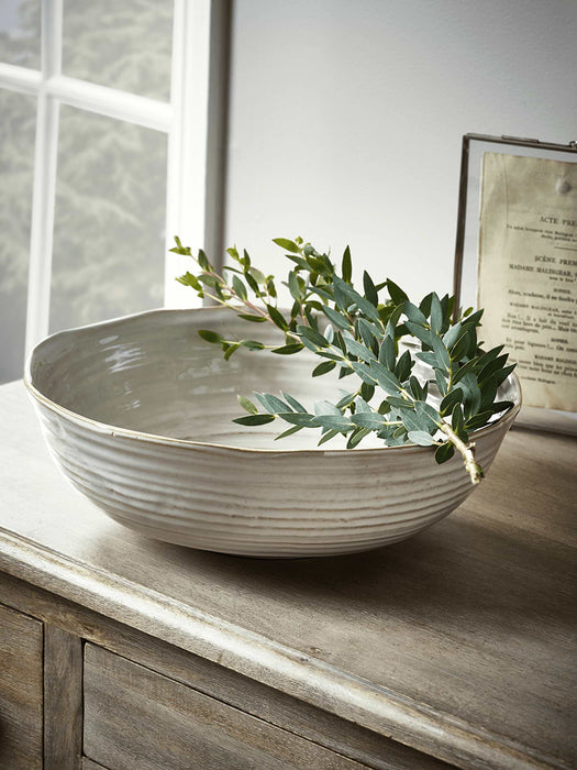 Rustic White Fruit Bowl