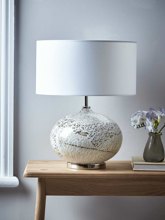 Volcanic Effect Table Lamp - White