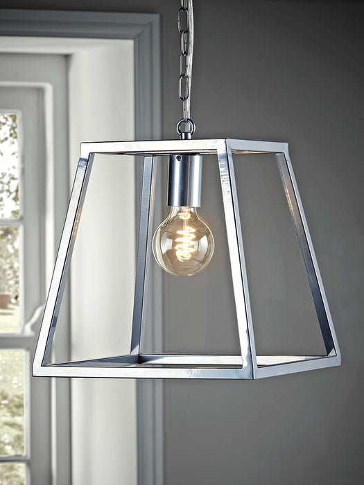 Trapeze Pendant - Zinc