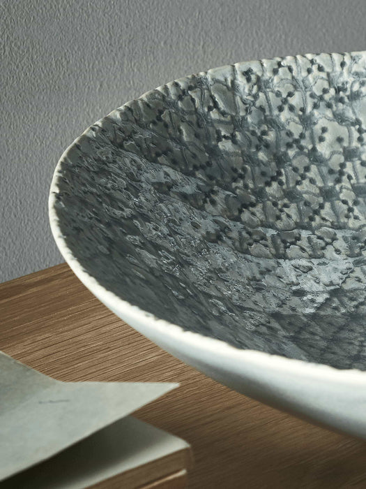 Soft Blue Textured Bowl
